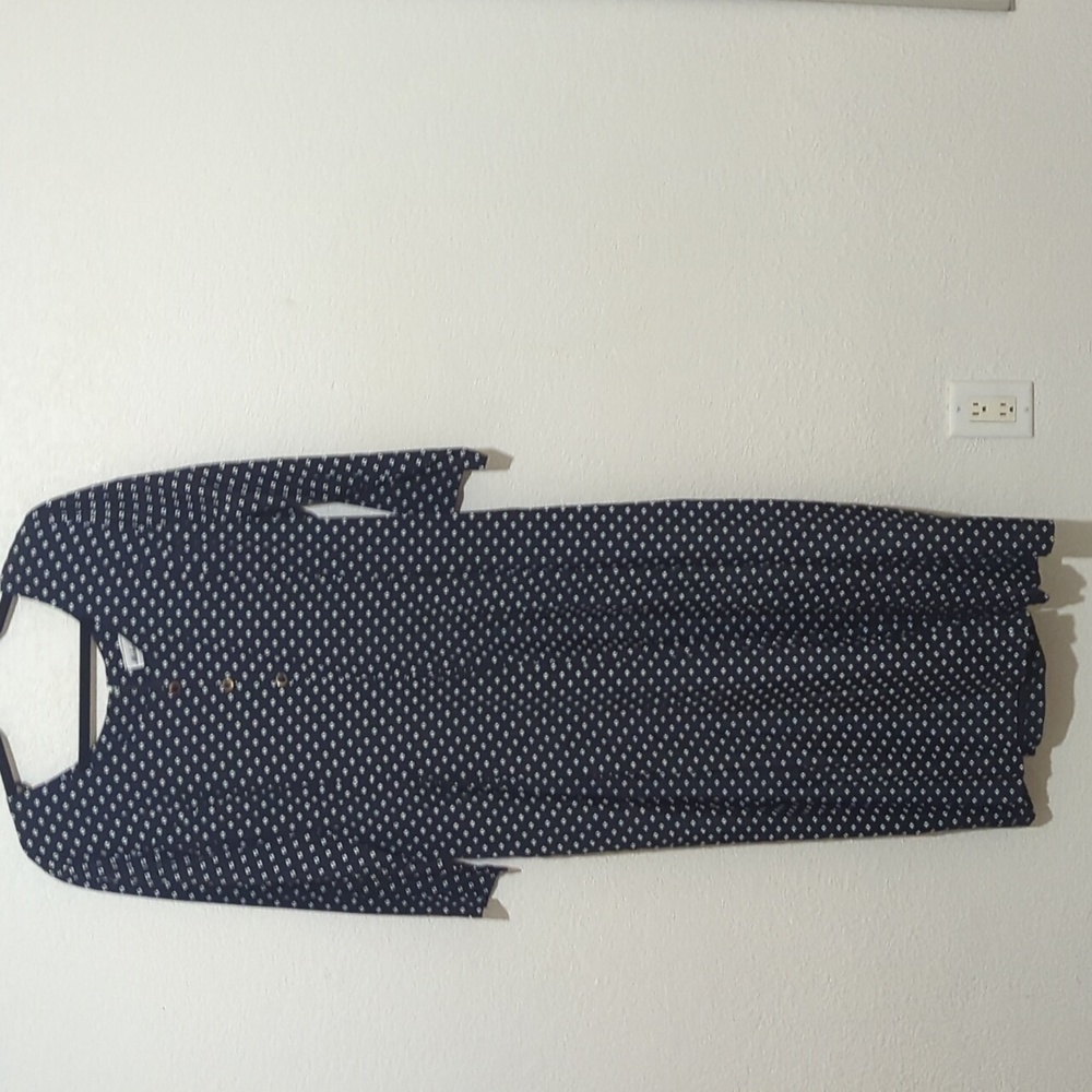 Vintage Michael Blake Wide Leg Jump Suit W/Decorative Button Front Size 24W